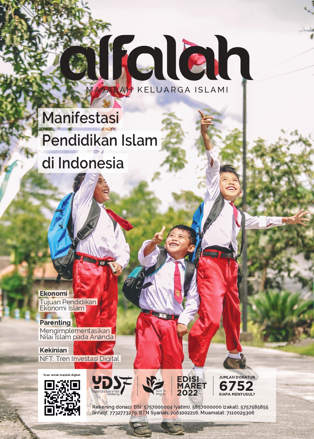 Cover Majalah Maret 2022 Yayasan Dana Sosial Al Falah (YDSF)