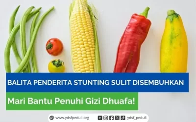 Balita Penderita Stunting Sulit Disembuhkan, Mari Bantu Penuhi Gizi Dhuafa!