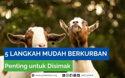 5 Langkah Mudah Berkurban, Penting untuk Disimak