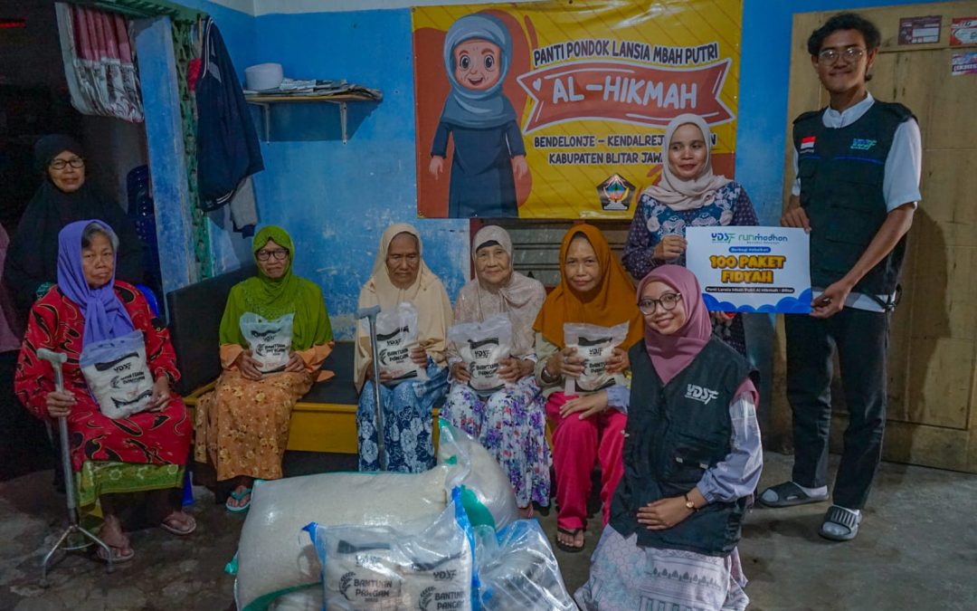 YDSF salurkan amanah fidyah untuk Panti Lansia Mbah Putri Al-Hikmah Blitar
