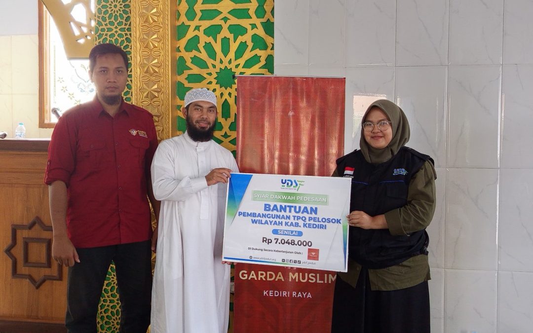 YDSF Salurkan Dukungan Pembangunan dan Al-Qur’an untuk TPQ Pelosok di Kabupaten Kediri