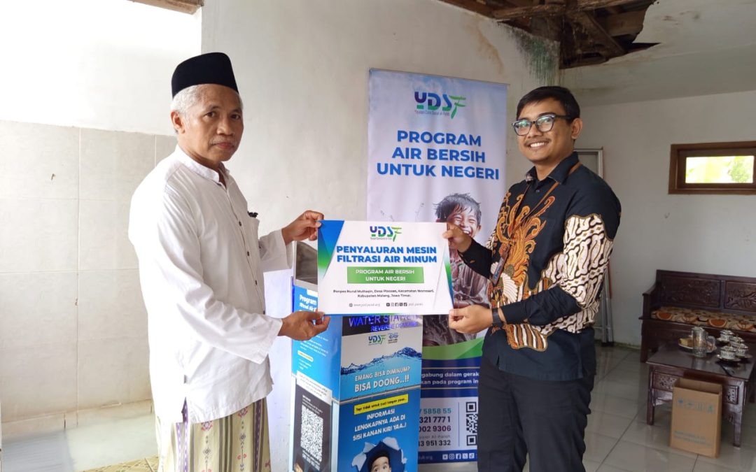 YDSF Malang Salurkan Mesin Filtrasi Air Minum ke Pondok Pesantren Nurul Muttaqin dalam Program “Air Bersih Untuk Negeri”